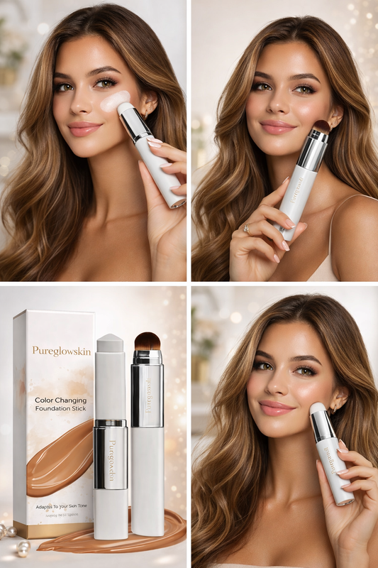 Koreański podkład w sztyfcie zmieniający kolor 