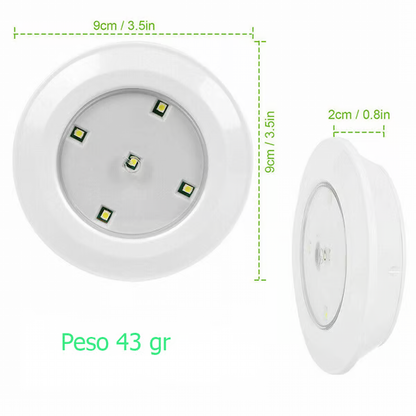 [COMPRA 1, LLEVA 3] Luminárias de Led Inteligentes com Controle Remoto