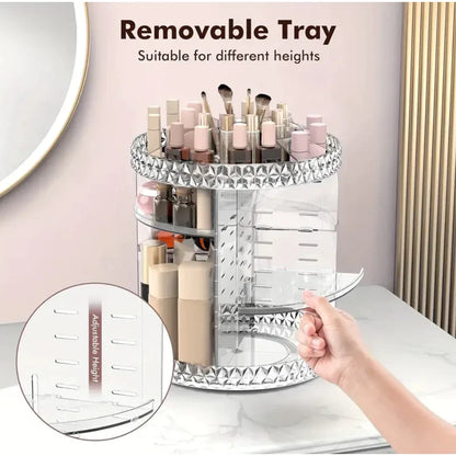 💎Organizador de Maquillaje Acrílico | Beauty Tower 360™💎