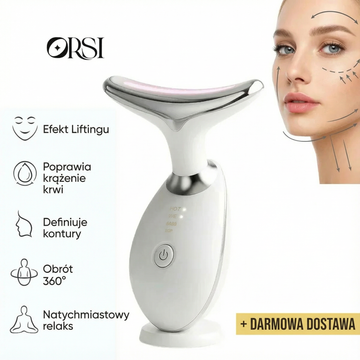 OrsiBlask – masażer do twarzy z terapią światłem